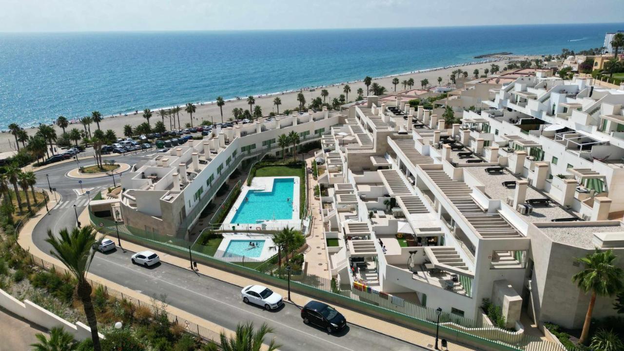 Apartamento La Invencible Mojacar en 1ª Línea de Playa Exterior foto